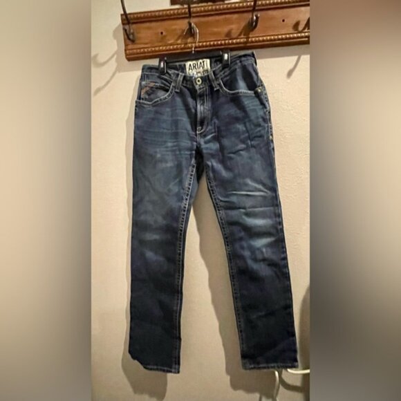 Ariat Men’s relaxed boot blue jeans M2 32/36 - Picture 2 of 10